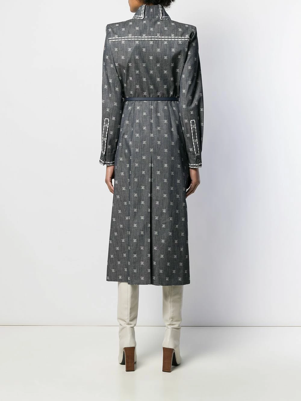 Wholesale ๐ฅฐ Fendi Karligraphy motif ๐ shirt ๐ dress day ๐ dresses of women โจ 6 Fendi Karligraphy motif shirt dress