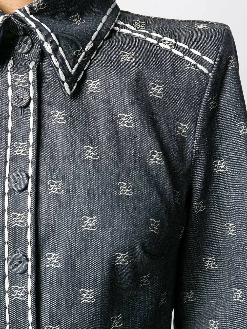 Wholesale ๐ฅฐ Fendi Karligraphy motif ๐ shirt ๐ dress day ๐ dresses of women โจ 7 Fendi Karligraphy motif shirt dress