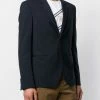 Fendi notched lapel slim-fit blazer