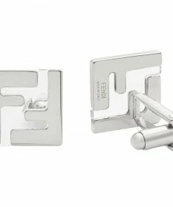 Fendi FF square cufflinks