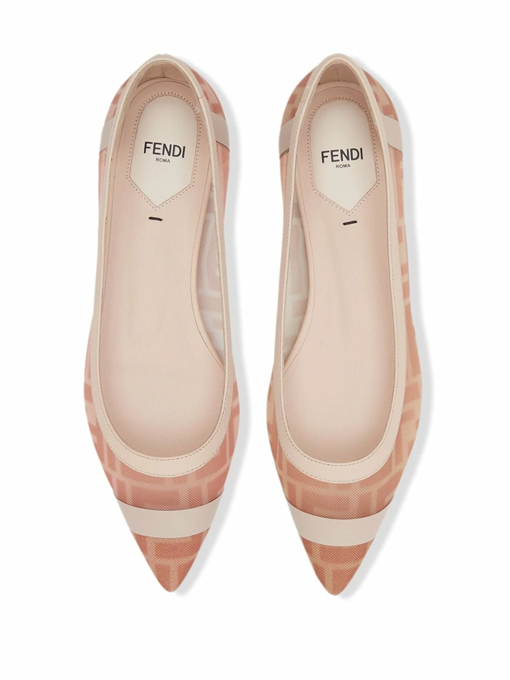 New 💯 Fendi Colibrì FF motif mesh ballerina 👟 shoes of women ✨ 6 Fendi Colibrì FF motif mesh ballerina shoes