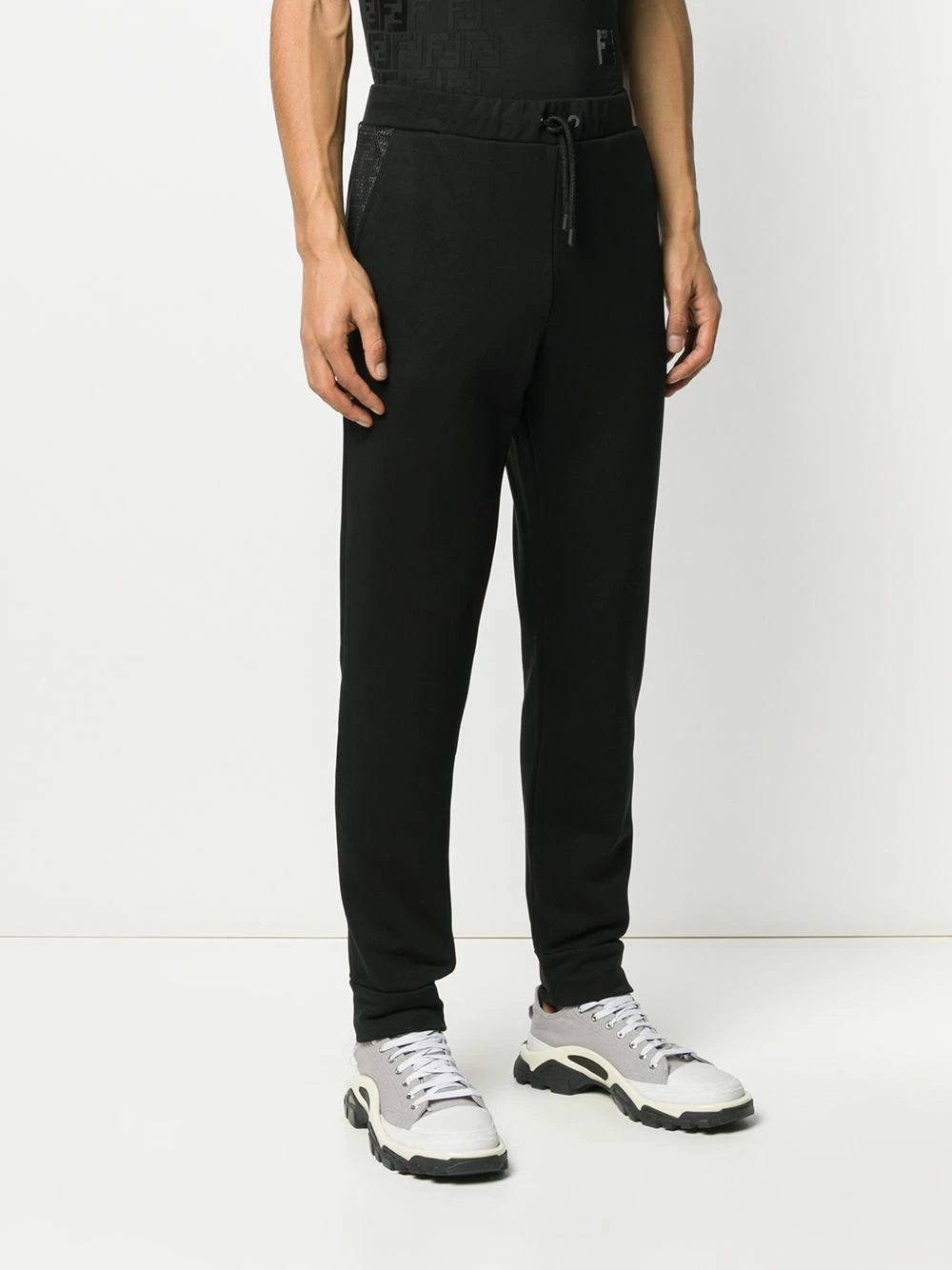 Best Pirce π― Fendi FF motif detail track pants sweatpants of men β 5 Fendi FF motif detail track pants