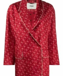 Fendi Karligraphy motif blazer
