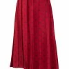 Fendi Karligraphy motif pleated skirt