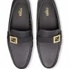 Fendi FF detailed loafers