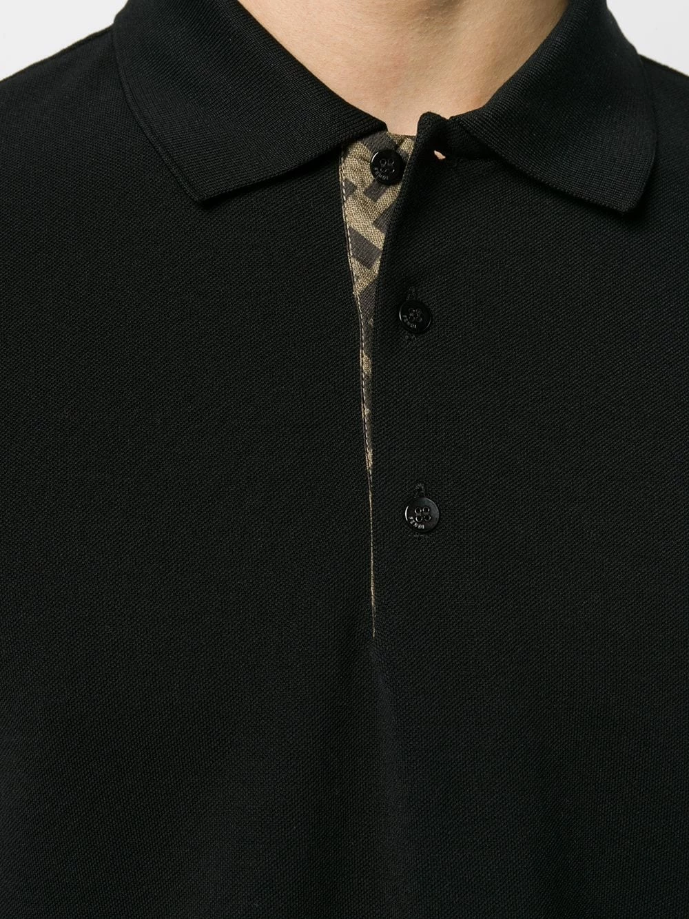 Cheapest π Fendi Printed FF detailed polo π shirt polo π shirts of men π 7 Fendi printed FF detailed polo shirt