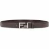 Fendi FF buckle reversible slim belt
