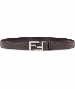 Fendi FF buckle reversible slim belt