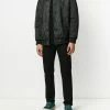 Fendi FF reflective motif bomber jacket
