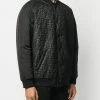 Fendi FF reflective motif bomber jacket