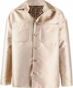 Fendi boxy shirt jacket