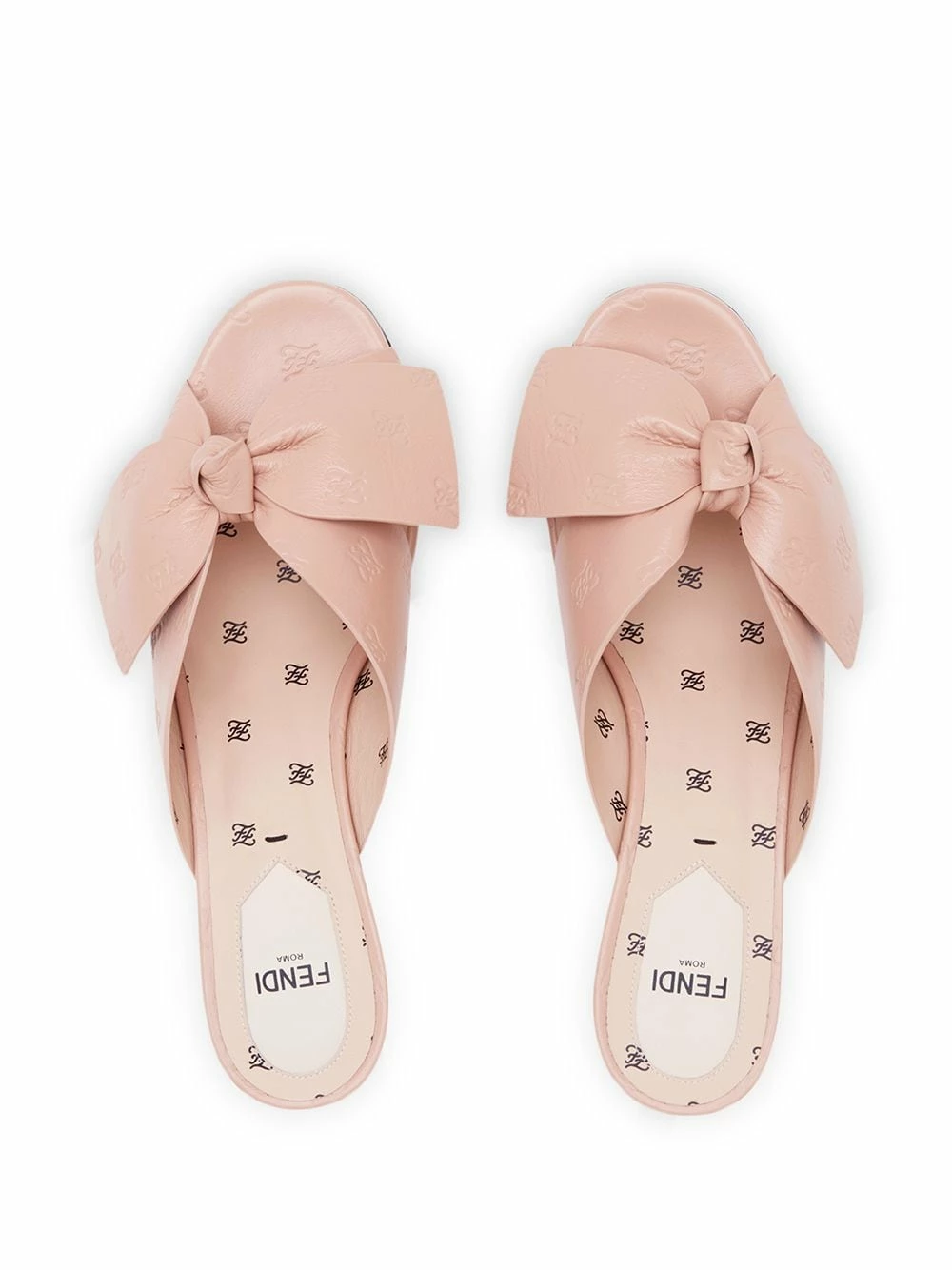 Buy π Fendi FFreedom Karligraphy motif mules of women β 6 Fendi FFreedom Karligraphy motif mules