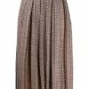 Fendi Floating Petals print pleated skirt