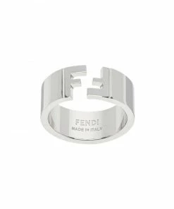 Fendi logo detail ring