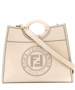 Fendi Runway perforated tote
