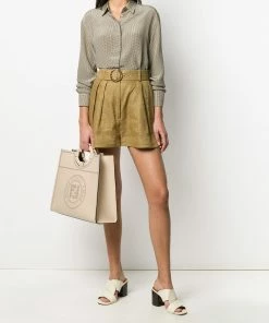 Fendi Runway perforated tote