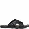 Fendi embossed FF motif flat sandals
