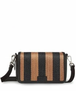 Fendi striped shoulder bag
