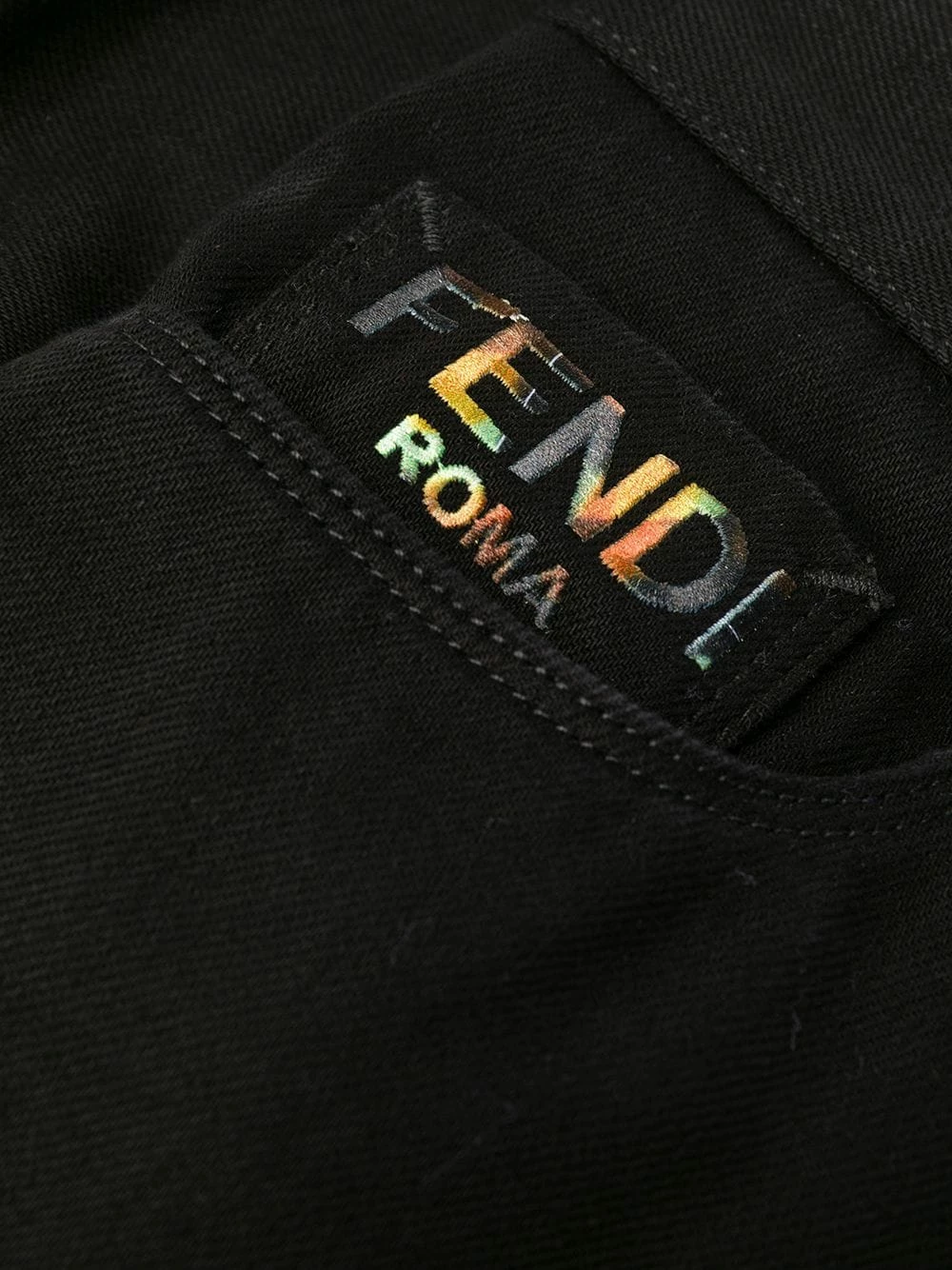 Best Pirce π Fendi Embroidered logo slim fit π jeans slim-fit π jeans of men π 8 Fendi embroidered logo slim-fit jeans