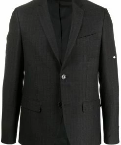Fendi logo jacquard blazer