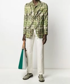 Fendi motif print trousers