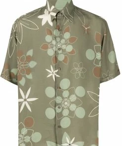 Fendi short sleeve Kaleido print shirt