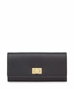 Fendi continental flip-lock wallet