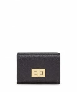 Fendi textured trifold wallet
