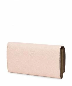 Fendi textured continental wallet