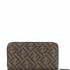 Outlet π Fendi FF motif zip around wallet wallets & billfolds of men π 6 Fendi FF motif zip-around wallet
