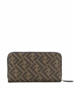 Fendi FF motif zip-around wallet