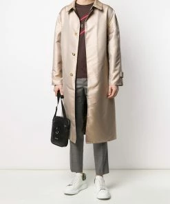 Fendi single-breasted belted trench coat