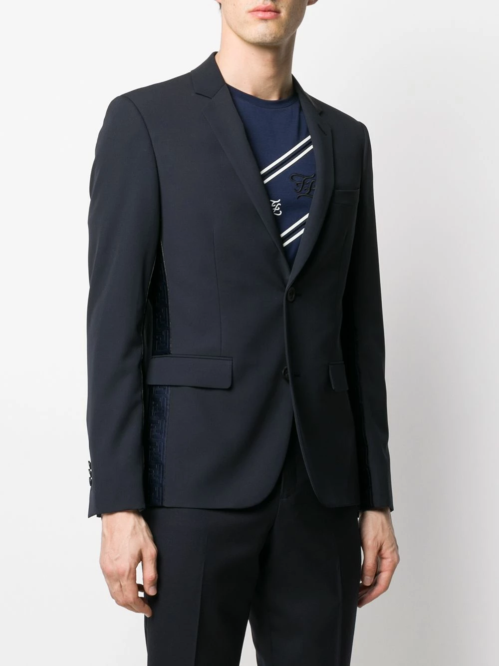 Coupon π― Fendi Logo tape single breasted blazer blazers of men β¨ 5 Fendi logo tape single-breasted blazer