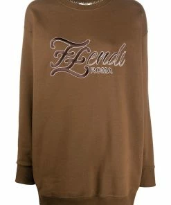 Fendi Karligraphy logo sweatshirt