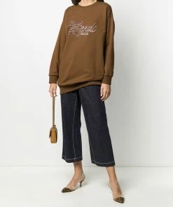 Fendi Karligraphy logo sweatshirt