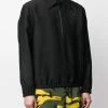 Fendi fade effect monogram zip-up jacket