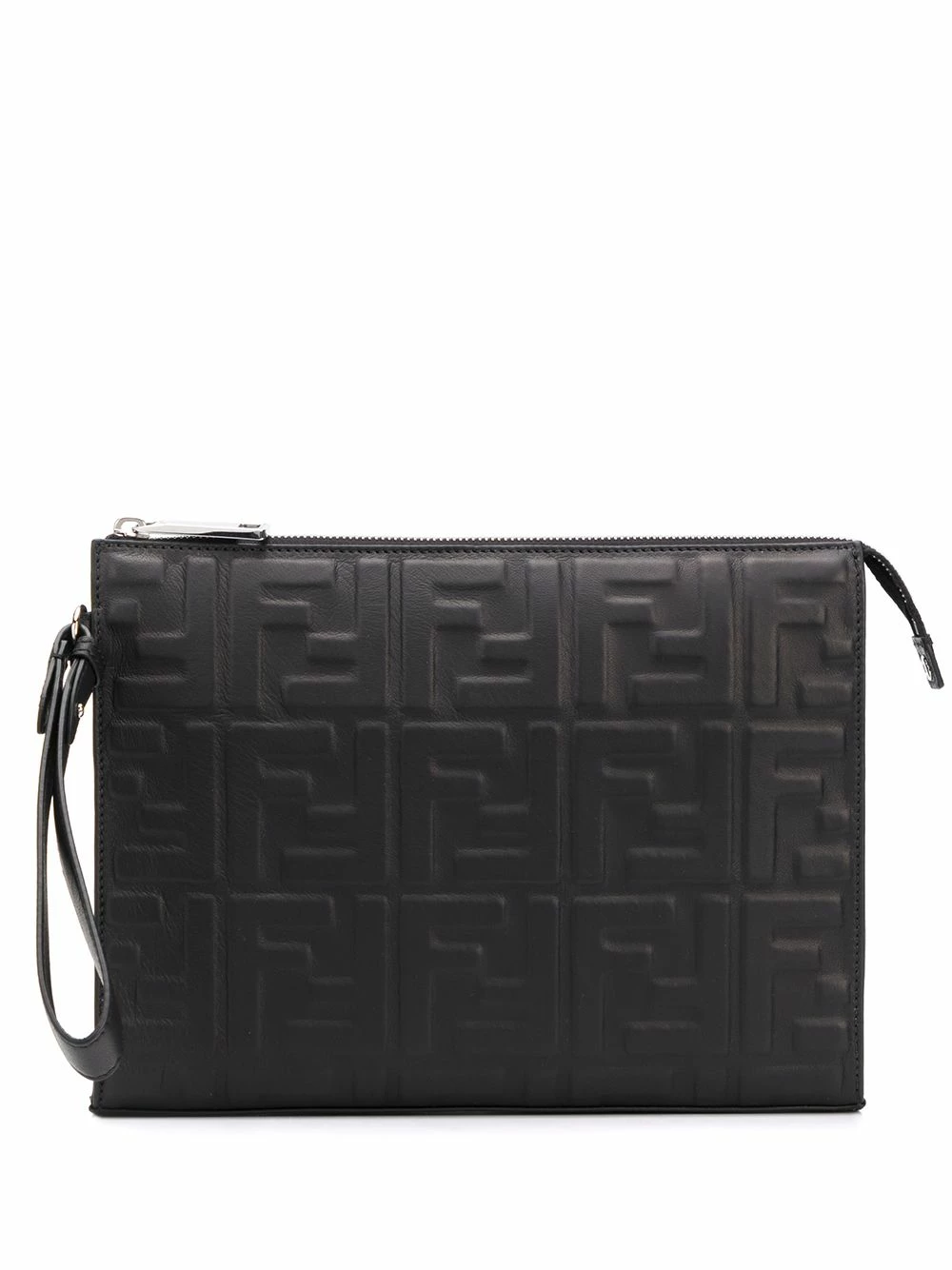 Discount βοΈ Fendi FF motif quilted clutch clutch bags of men π 3 Fendi FF motif quilted clutch
