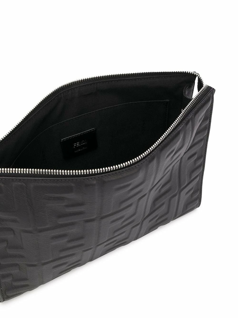 Discount βοΈ Fendi FF motif quilted clutch clutch bags of men π 7 Fendi FF motif quilted clutch