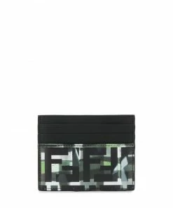 Fendi camouflage FF print cardholder