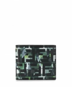 Fendi camouflage FF print bi-fold wallet