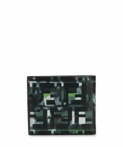 Fendi camouflage FF print bi-fold wallet