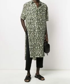 Fendi super oversized logo shirt