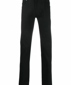 Fendi logo print straight-leg jeans