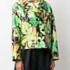 Fendi floral print cropped jacket