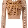Fendi interlock knit cropped jumper