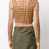 Fendi interlock knit cropped jumper