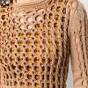 Fendi interlock knit cropped jumper