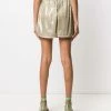 Fendi sequin embroidered striped shorts