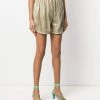 Fendi sequin embroidered striped shorts