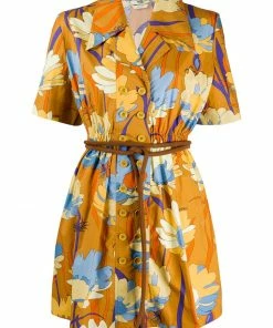 Fendi floral-print dress